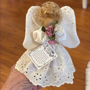 Guardian Angel Doll with Lace Dress
